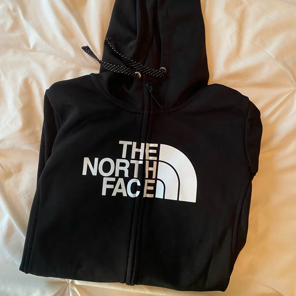 North face zip hoodie